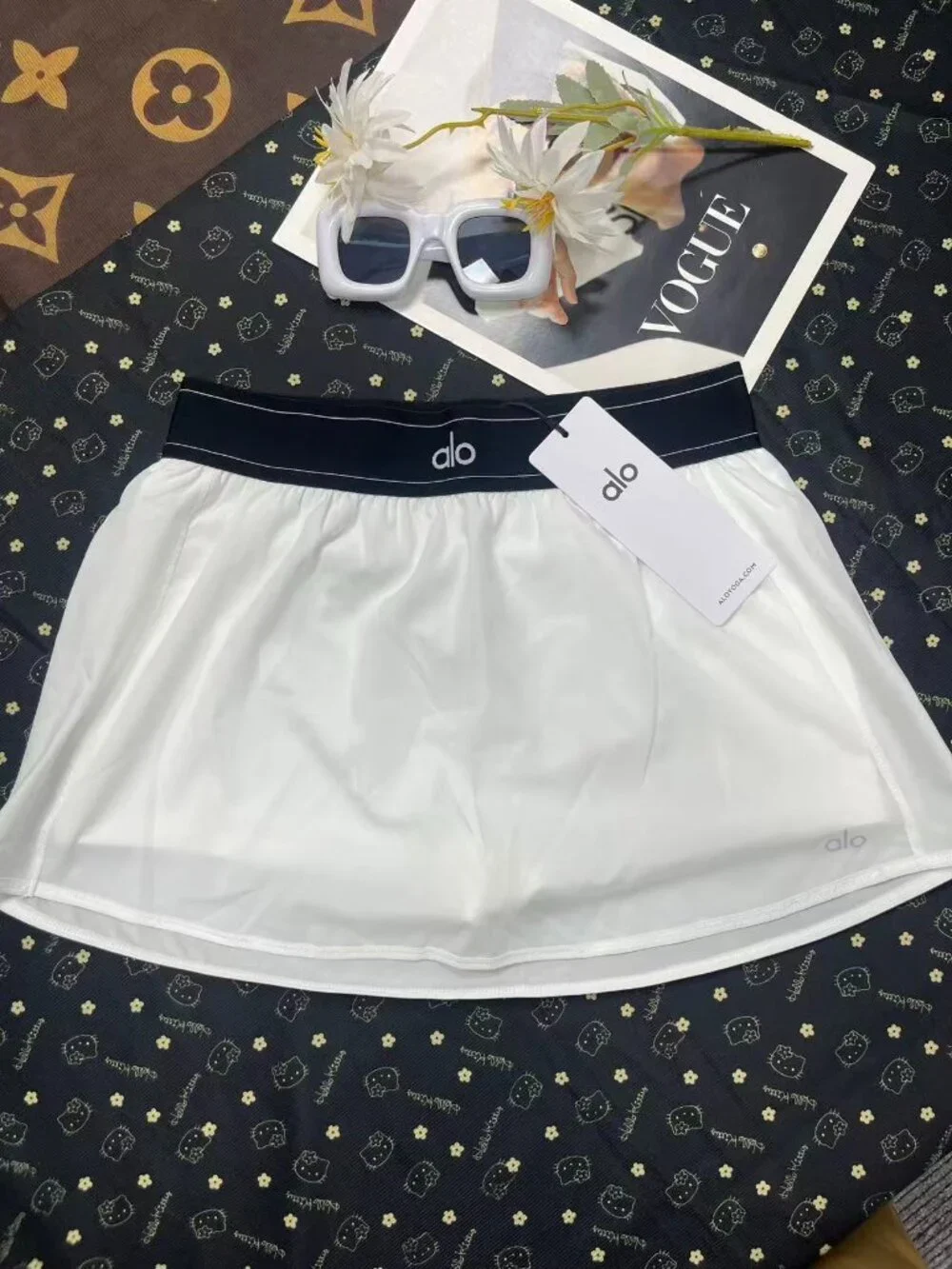 Brand new👩‍💼Tennis Skirt White Alo Yoga Match Point Sportygirl style💨